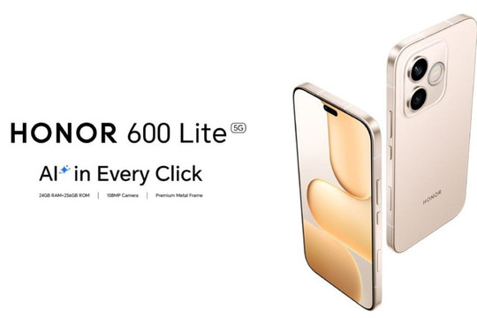 HONOR 600 Lite ra mắt với pin 6520 mAh và màn hình sáng kỷ lục 6500 nits