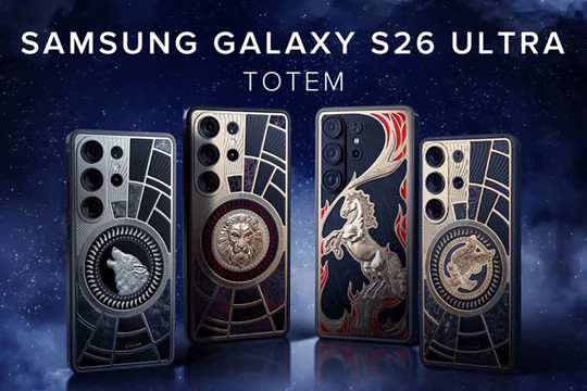 Galaxy S26 Ultra Totem Collection: Caviar trình làng phiên bản dát vàng giá hơn 300 triệu đồng