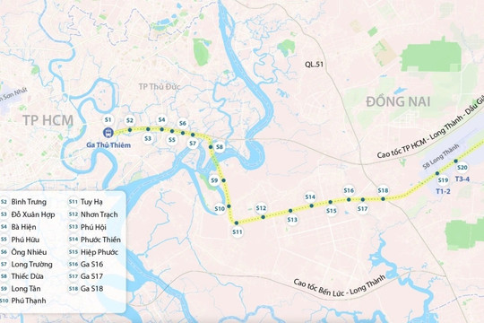 TP HCM dự kiến khởi công hai tuyến metro nối sân bay Long Thành từ tháng 4
