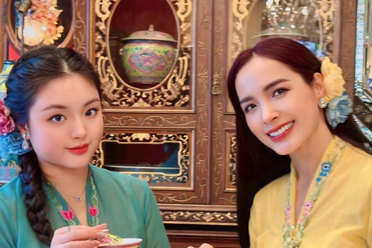Siêu mẫu Thúy Hạnh tự nhận "lép vế" trước nhan sắc tuổi 16 rạng rỡ của con gái út Suti