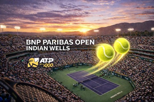 Lịch thi đấu Indian Wells 2026: Djokovic, Alcaraz và Sinner chính thức xuất trận