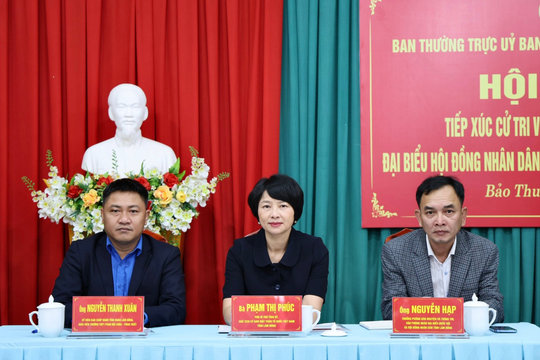 Cử tri xã Bảo Thuận kiến nghị nhiều vấn đề về hạ tầng, sản xuất