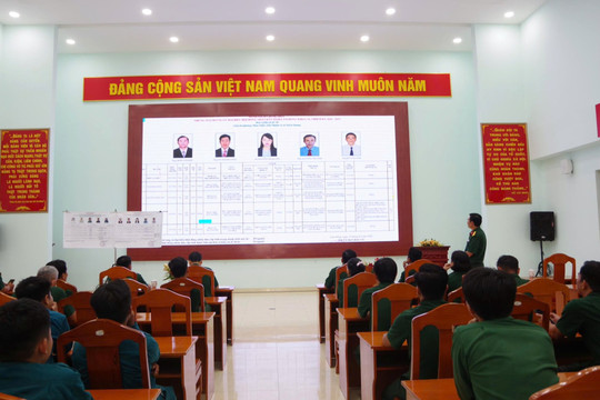 Phòng thủ Khu vực 5 – Phan Thiết sẵn sàng bảo vệ tuyệt đối an toàn bầu cử