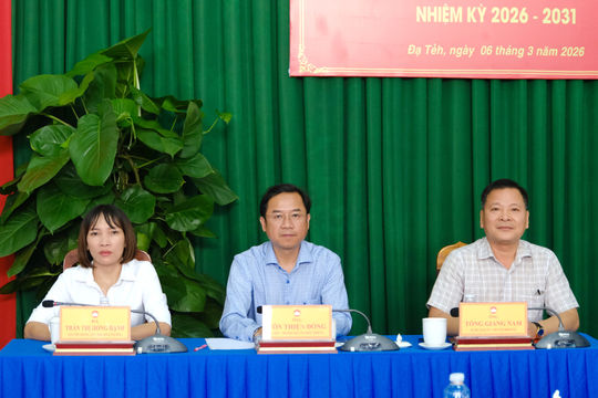 Ứng cử viên HĐND tỉnh cam kết hành động vì sự phát triển của xã Đạ Tẻh