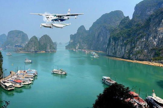 Vịnh Hạ Long dừng vĩnh viễn dịch vụ bay thủy phi cơ ngắm cảnh từ ngày 1/4