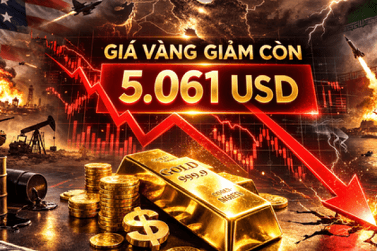 Cập nhật 08:30 sáng 06/03/2026: Giá vàng giảm 1–2 triệu đồng, riêng SJC giảm 1 triệu đồng