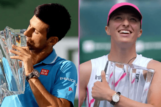 Djokovic và Swiatek săn tìm kỷ lục lịch sử tại Thiên đường Tennis Indian Wells 2026