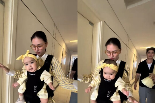 Ngô Thanh Vân diện đồ đôi cùng con gái: Bé Gạo được nhận xét là bản sao của Huy Trần