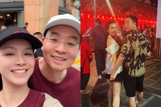 Hoa hậu Thùy Lâm khoe tổ ấm tại Singapore: Hai con gây sốt với chiều cao ấn tượng