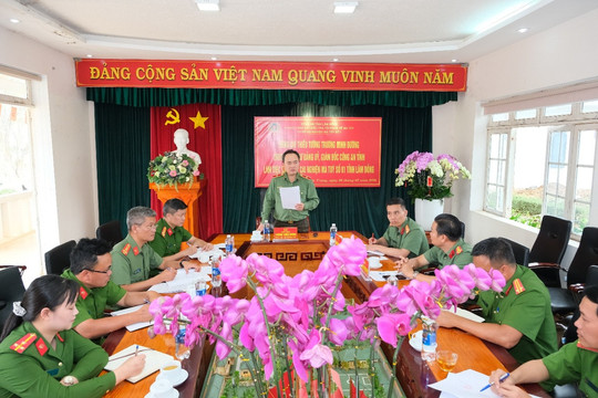 Công an Lâm Đồng kiểm tra an ninh các cơ sở cai nghiện ma túy