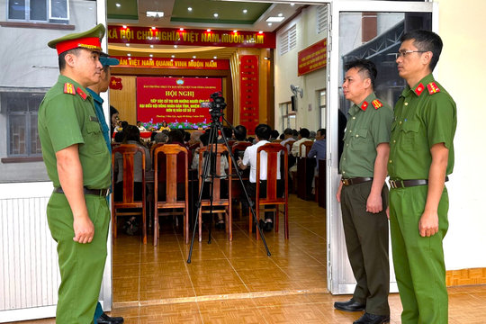 Công an Lâm Đồng chủ động bảo đảm an ninh các hội nghị tiếp xúc cử tri