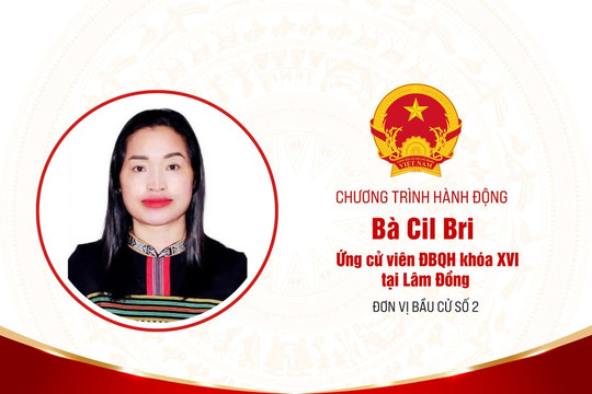 Chương trình hành động của bà Cil Bri, ứng cử viên ĐBQH khóa XVI tại Lâm Đồng