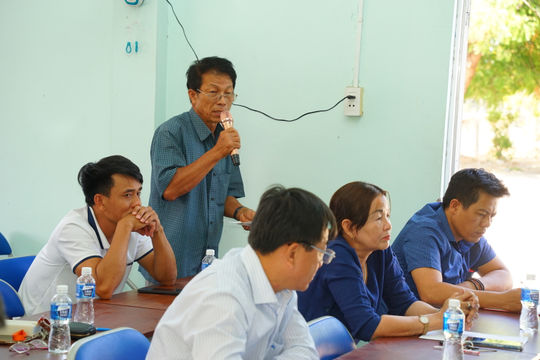 Ứng cử viên HĐND tỉnh Lâm Đồng tiếp xúc cử tri xã Vĩnh Hảo