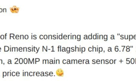 Cấu hình OPPO Reno16 Pro Max: Màn hình LTPO và camera 200MP tái định nghĩa dòng Reno