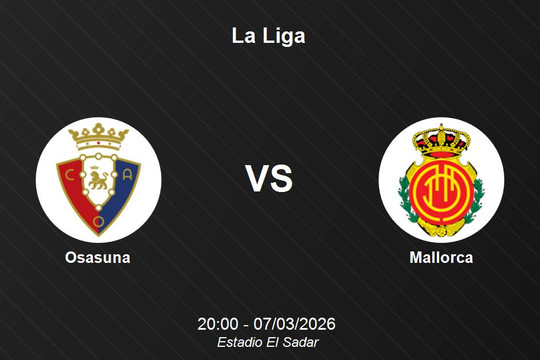 Nhận định Osasuna vs Mallorca - La Liga: Điểm tựa Estadio El Sadar