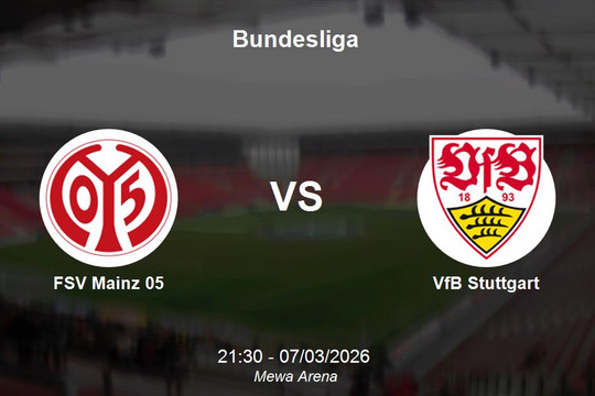 Nhận định FSV Mainz 05 vs VfB Stuttgart - Bundesliga: Cuộc chiến không cân sức