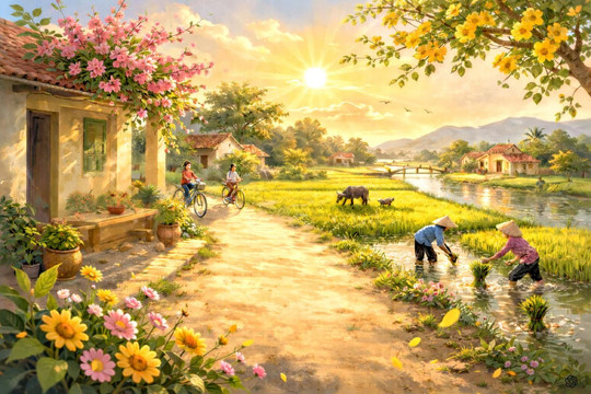 Nắng ấm chào xuân