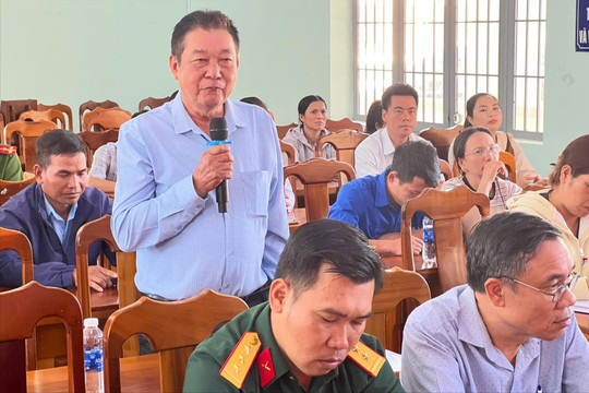 Ứng cử viên HĐND tỉnh tiếp xúc cử tri xã Đạ Huoai 2