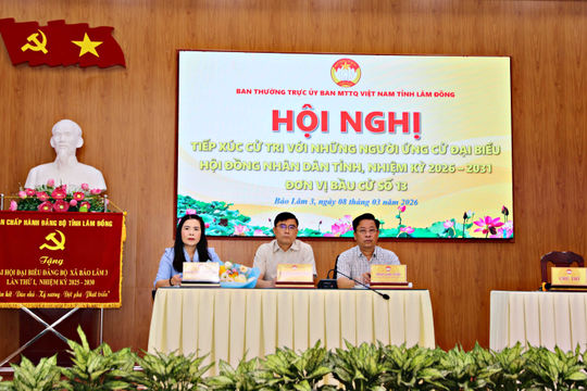 Cử tri xã Bảo Lâm 3 kiến nghị nâng cấp hạ tầng giao thông và tạo đầu ra cho nông sản