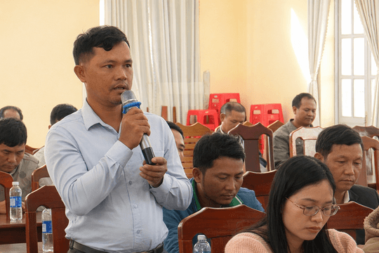 Ứng cử viên đại biểu HĐND tỉnh tiếp xúc cử tri xã Đam Rông 4