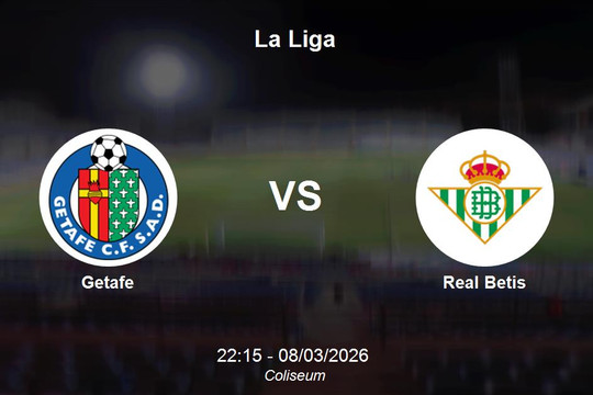 Nhận định Getafe vs Real Betis - Vòng 27 La Liga: Thử thách tại Coliseum