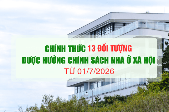 Gia đình 2 con trở lên: Thêm cơ hội tiếp cận nhà ở xã hội từ 01/7/2026