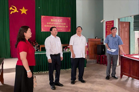 HĐND tỉnh Lâm Đồng giám sát công tác chuẩn bị bầu cử tại xã Đắk Wil