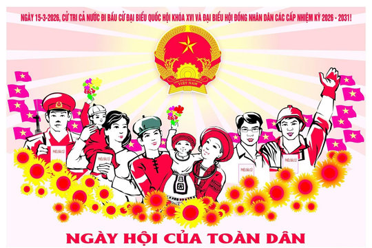 Ngày hội của toàn dân - nơi ý Đảng hòa quyện với lòng dân