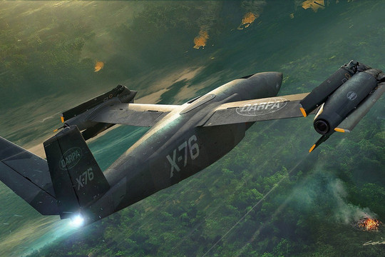 DARPA công bố X-76: Thế hệ máy bay phản lực cánh quạt lật mới của Mỹ