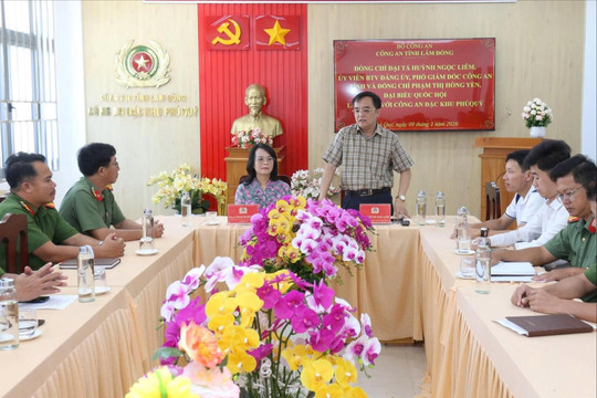 Chủ động bảo đảm an ninh bầu cử tại Đặc khu Phú Quý