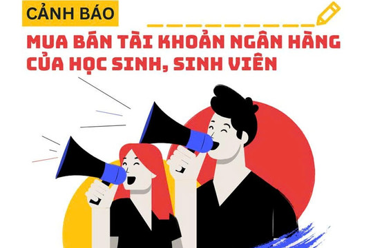 Cảnh báo thủ đoạn lôi kéo học sinh, sinh viên mở tài khoản ngân hàng để rửa tiền