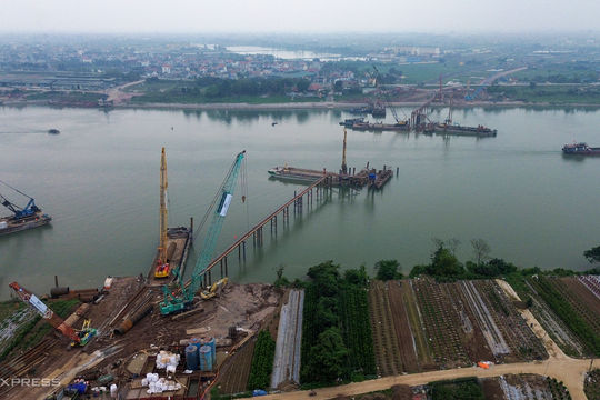 Tiến độ 7 cây cầu mới bắc qua sông Hồng: Diện mạo hạ tầng giao thông Thủ đô