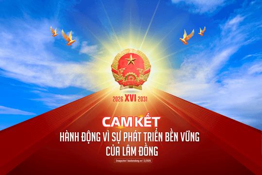 Cam kết hành động vì sự phát triển bền vững của Lâm Đồng
