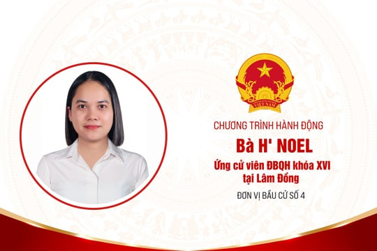 Chương trình hành động của bà H' Noel, ứng cử viên ĐBQH khóa XVI tại Lâm Đồng