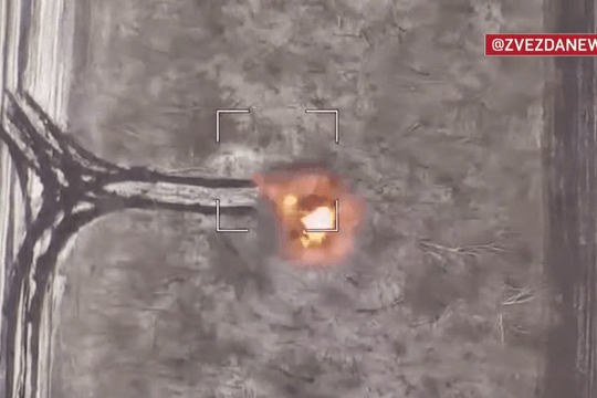 Nga sử dụng UAV Lancet tiêu diệt xe tăng T-72 và T-64 tại hướng Dobropillia