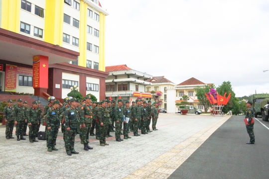 Lực lượng vũ trang Lâm Đồng luyện tập chuyển trạng thái sẵn sàng chiến đấu