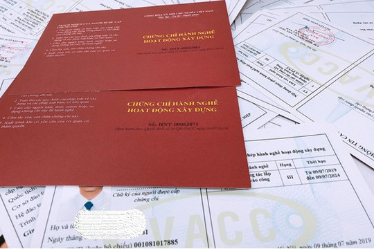 Chủ trì kiểm định xây dựng phải có chứng chỉ hành nghề phù hợp
