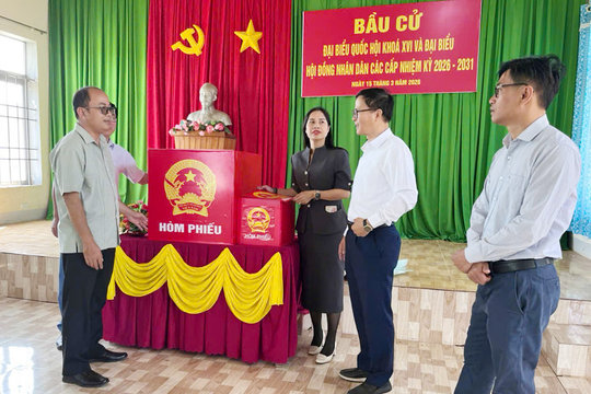 Rà soát công tác chuẩn bị bầu cử tại Nâm Nung, Quảng Phú