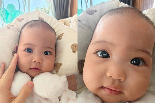 Con gái Hoa hậu H’Hen Niê gây ấn tượng với đôi mắt to tròn và loạt ảnh đời thường