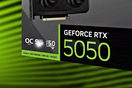 Nvidia RTX 5050 lộ diện thông số mới: Nâng cấp 9GB GDDR7 thay vì 8GB GDDR6