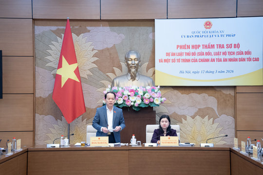 Thẩm tra sơ bộ dự án Luật Thủ đô (sửa đổi)