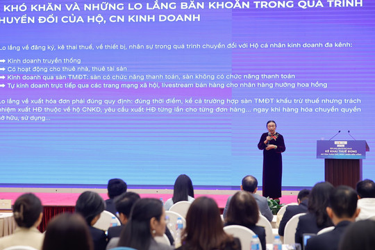 Việc chuyển đổi từ phương pháp thuế khoán sang phương pháp kê khai không làm tăng thuế