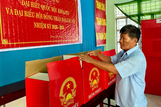 Nhân dân Sông Lũy háo hức chờ ngày bầu cử