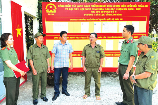 Bảo đảm tuyệt đối an toàn các điểm bầu cử