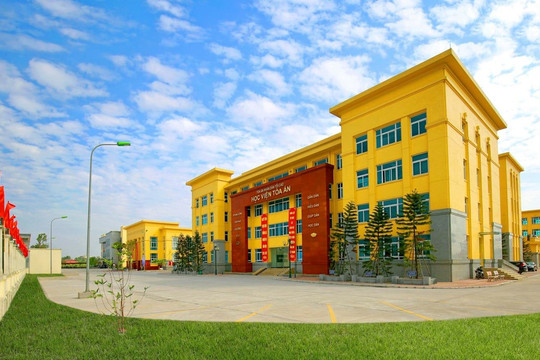 Học viện Tòa án tuyển sinh 2026: Phương thức và chỉ tiêu xét tuyển 2026