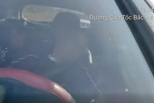 Xử phạt tài xế “ngủ quên” trên làn khẩn cấp cao tốc Vĩnh Hảo - Phan Thiết