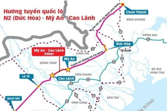 Cao tốc Mỹ An - Cao Lãnh: Tháo gỡ nút thắt điện cao thế cho dự án 6.100 tỷ đồng