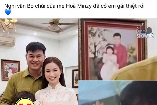Hòa Minzy bác bỏ tin đồn có con gái với Đại úy Thăng Văn Cương bằng ảnh AI