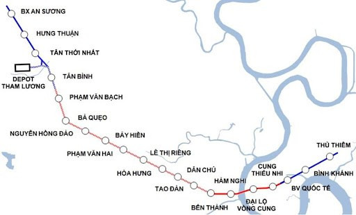 Metro Bến Thành - Thủ Thiêm: Chi tiết hướng tuyến và tiến độ khởi công năm 2026