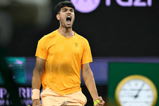 Alcaraz hạ Norrie để lập kỷ lục Masters 1000 mới, hẹn đấu Medvedev tại bán kết Indian Wells
